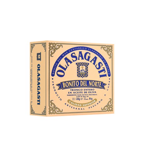 Tronco de Bonito del Norte en aceite de oliva 120 g.